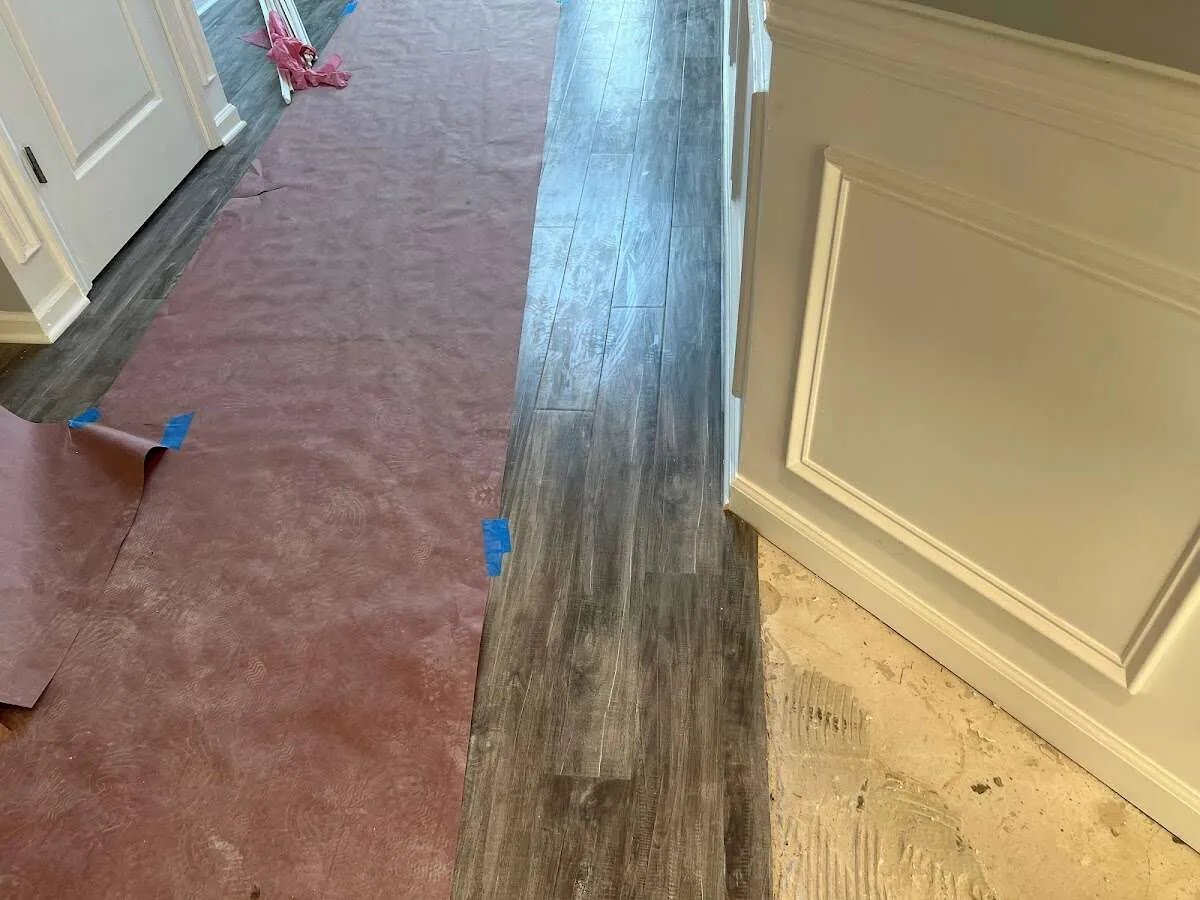 Completed marble shower restoration in Scottsburg